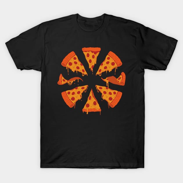 Floating Pizza T-Shirt by Great Big Store